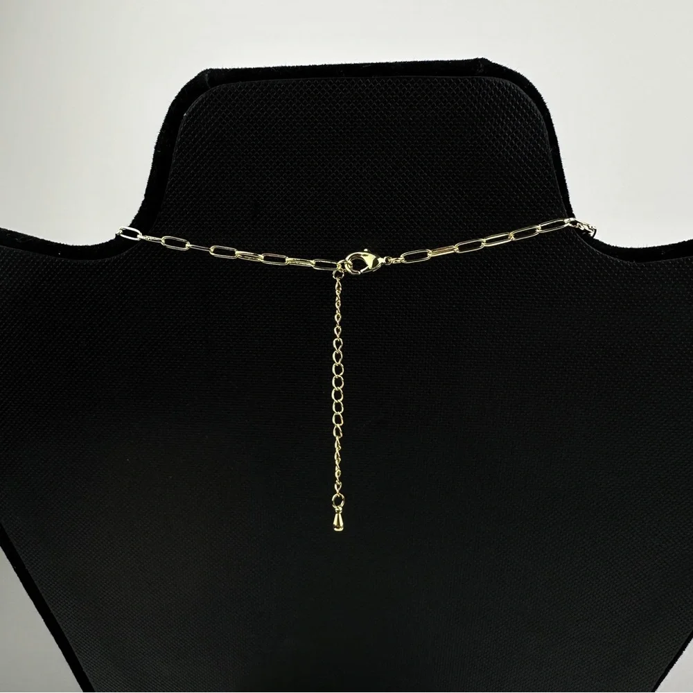 Jennifer Miller Gold Starburst Charm Necklace 18” - Picture 5 of 8